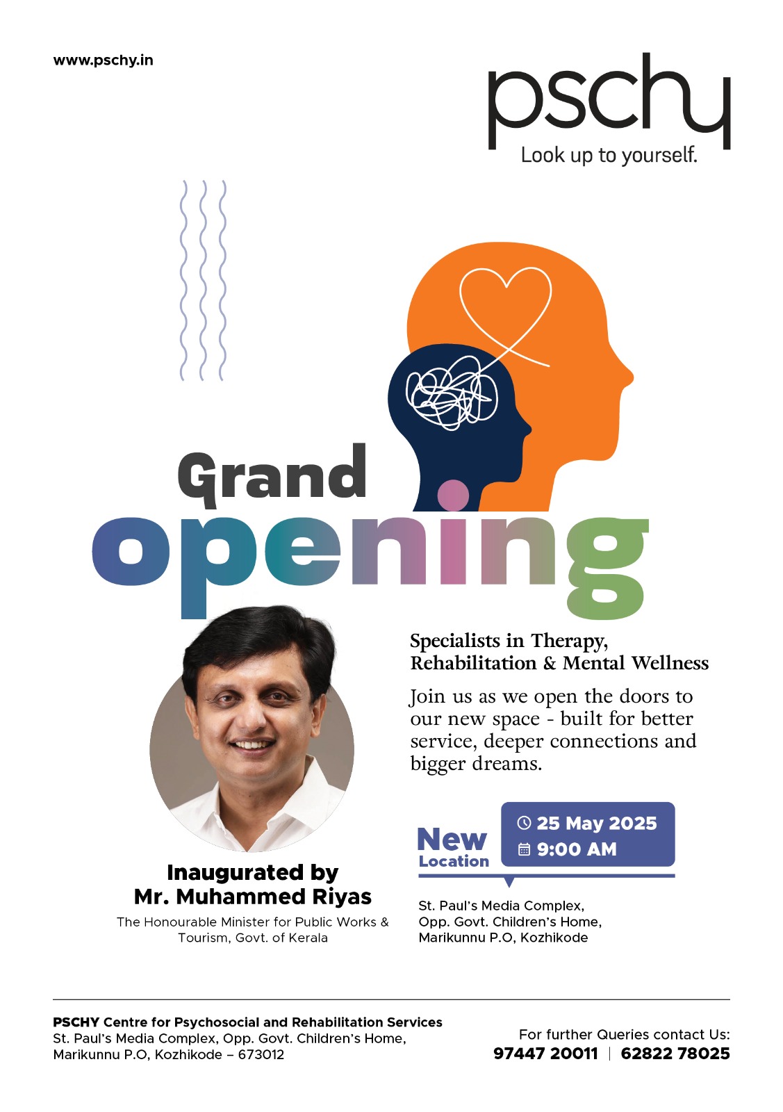 Grand Relaunch of PSCHY’s New Centre